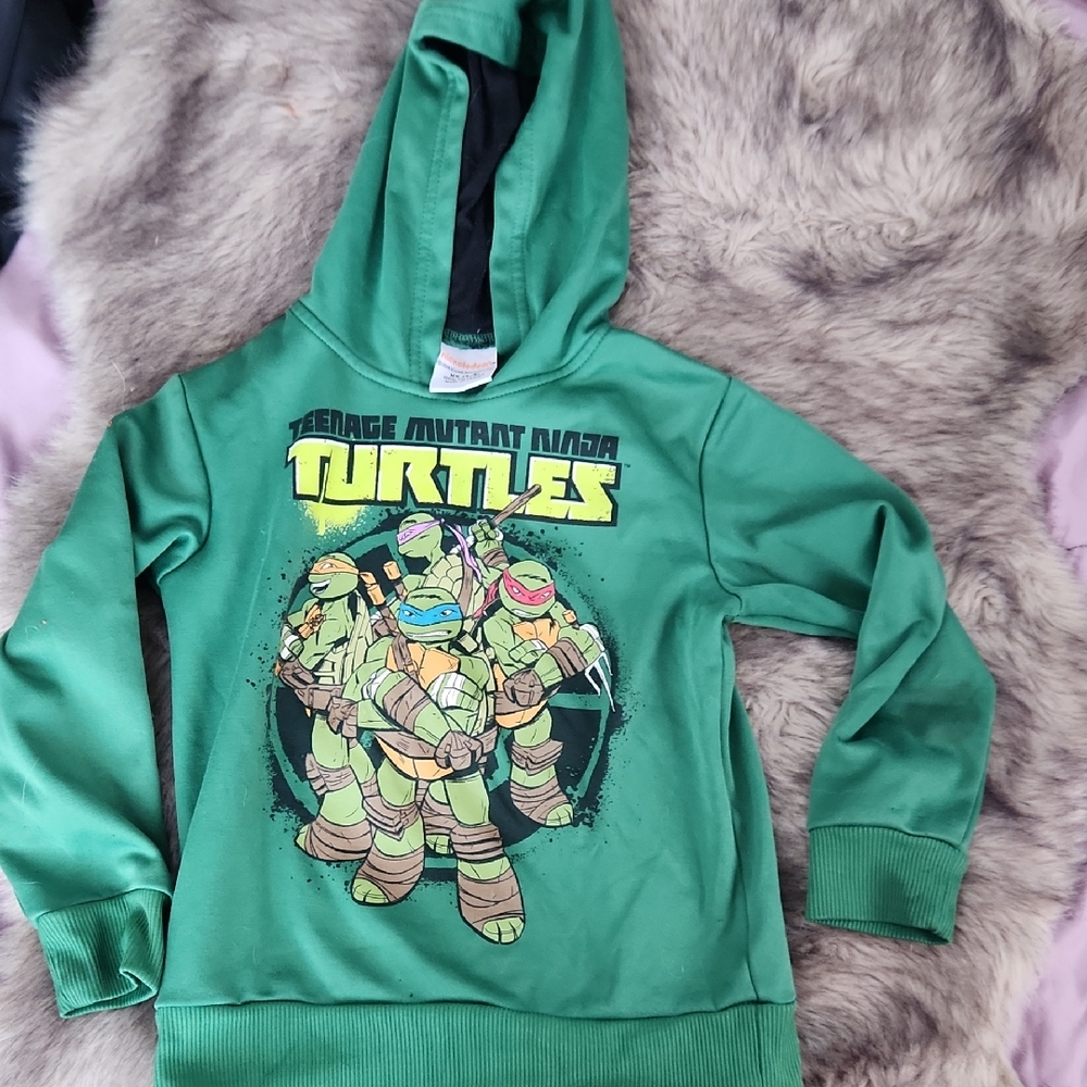 Green Teenage Mutant Ninja Turtles Kids Hoodie
